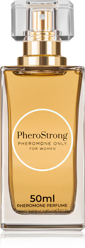 Perfume PheroStrong com feromônios, exclusivo para mulheres.
