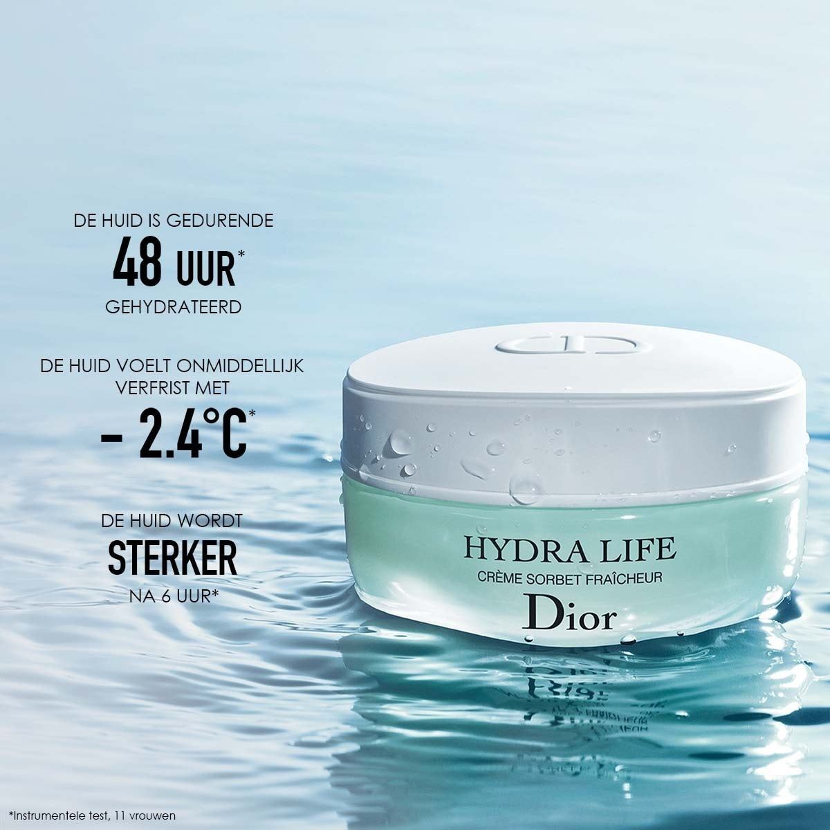 DIOR Hydra Life Fresh Sorbet kreminis veido kremas, 50 ml