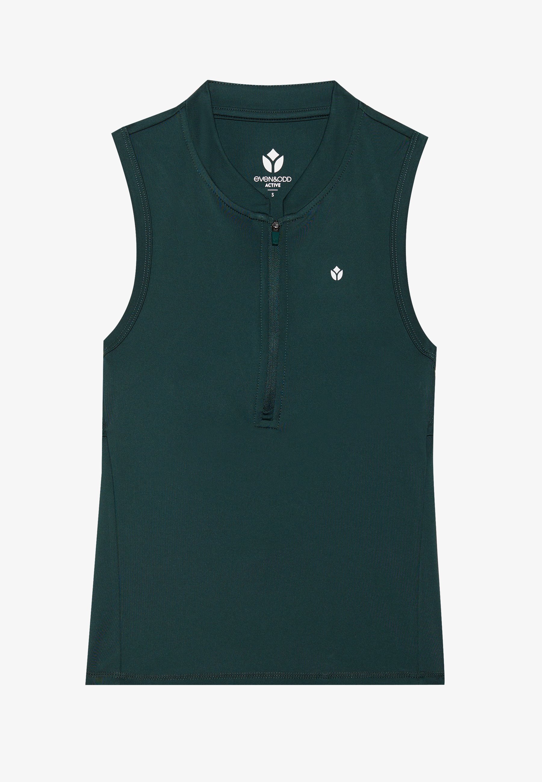 Even&Odd active VARRUKATETA TENNISE TOP POOLTUKKU JA TAGAKÜLJEL VÄLJALÕIGEGA - Topp - tumeroheline
