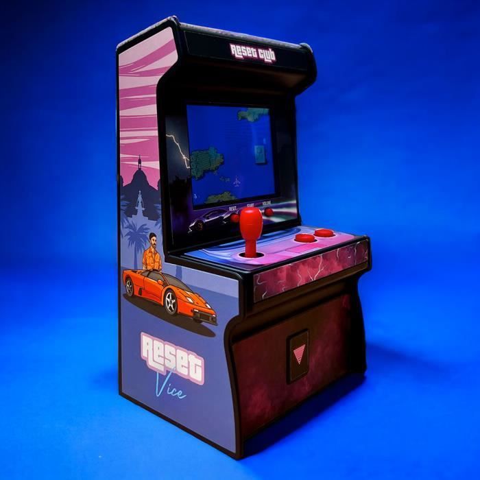 Mini retro arcadekast met 200 spellen - Reset Vice - Klassieke spelconsole met 200 originele ingebouwde spellen