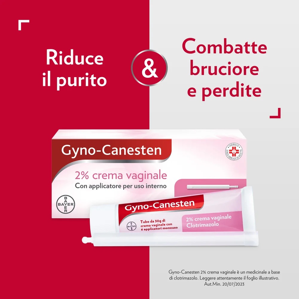 GYNOCANESTEN Crema íntima Gyno-Canesten contra la candidiasis 30 g