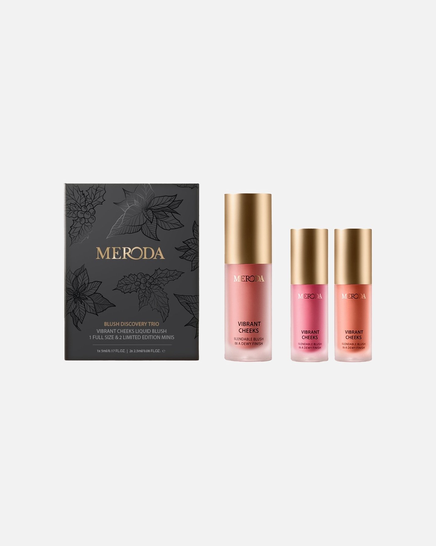 „Meroda Blush Discovery Trio“ makiažo rinkinys – 1 dalis