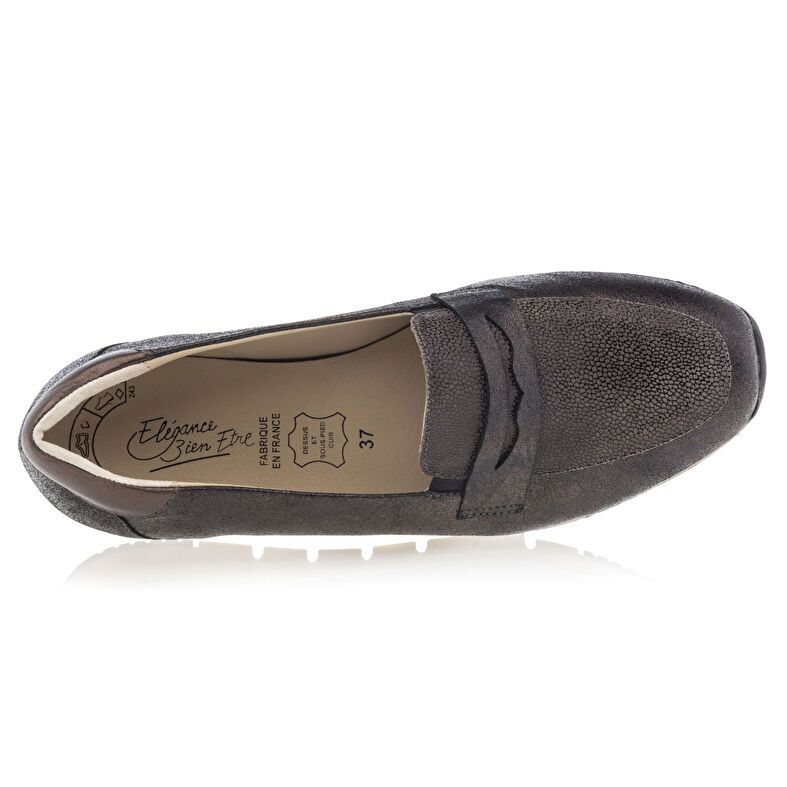 Brune loafers/båtsko til dame