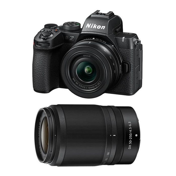 Fotocamera ibrida Nikon: Z50 II + Z 16-50 + Z 50-250