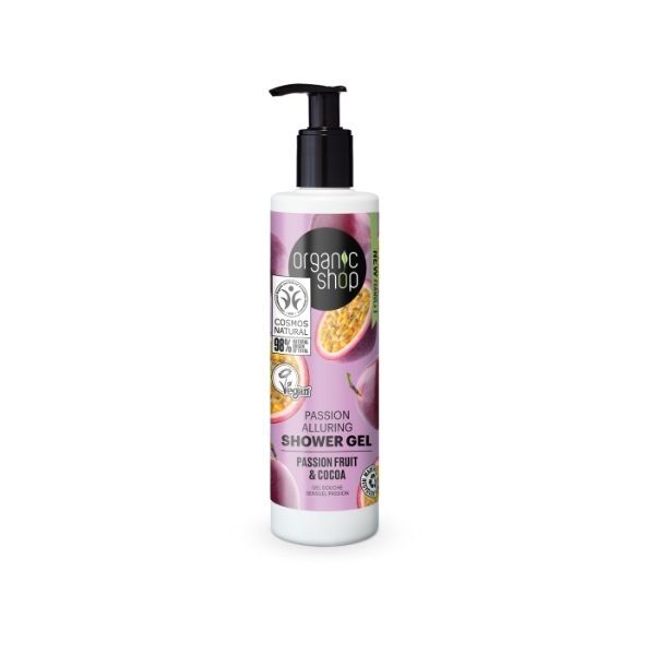 Organic Shop Passion tusfürdő maracuja és kakaó 280ml