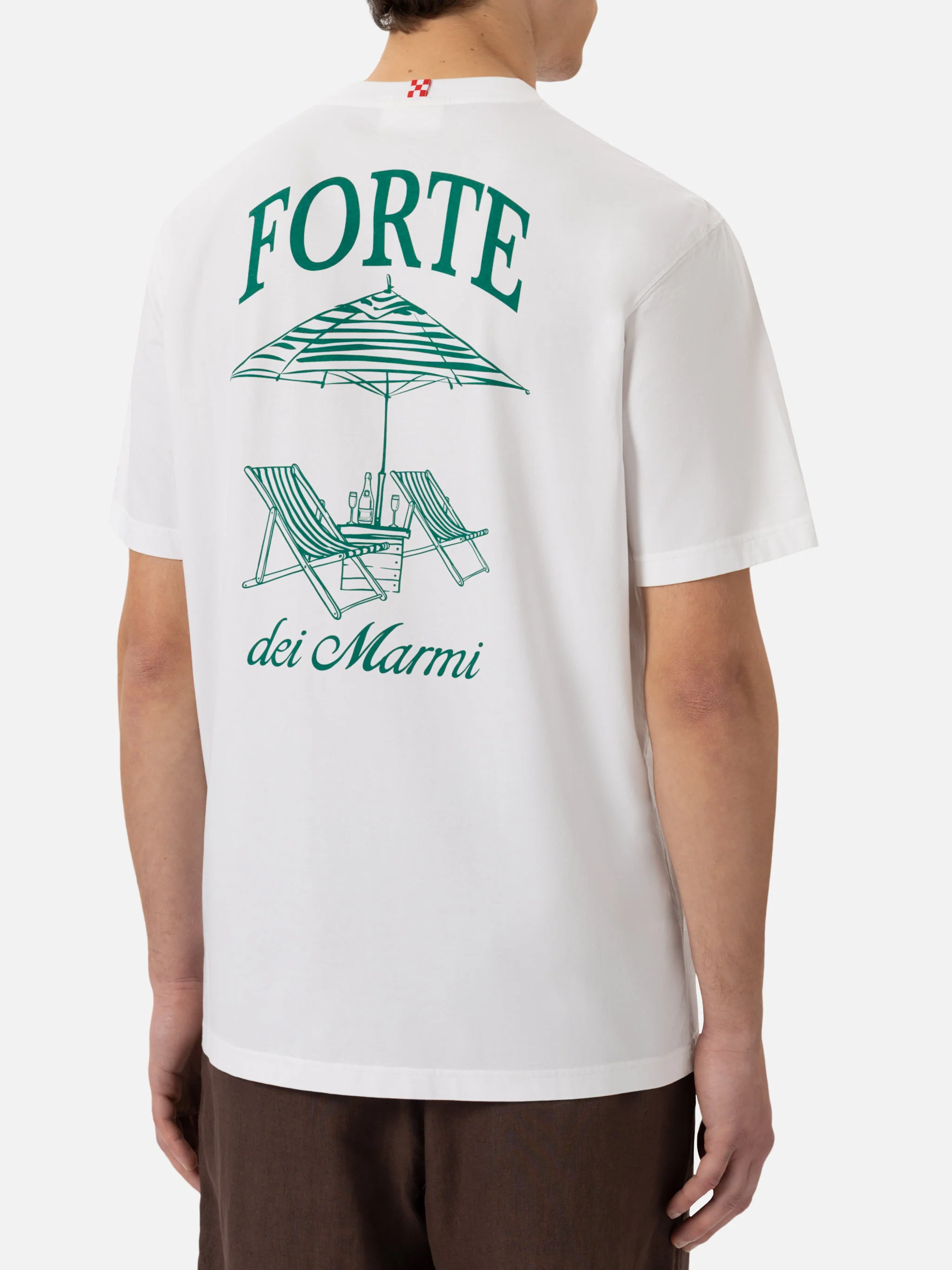 T-shirt Man in cotone con stampa Forte dei Marmi | SAPORE DI MARE SPEC