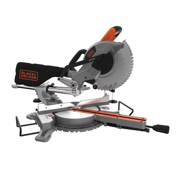 Sierra ingletadora - BLACK&DECKER - BES700-QS - 1600W - 70mm de profundidad de corte