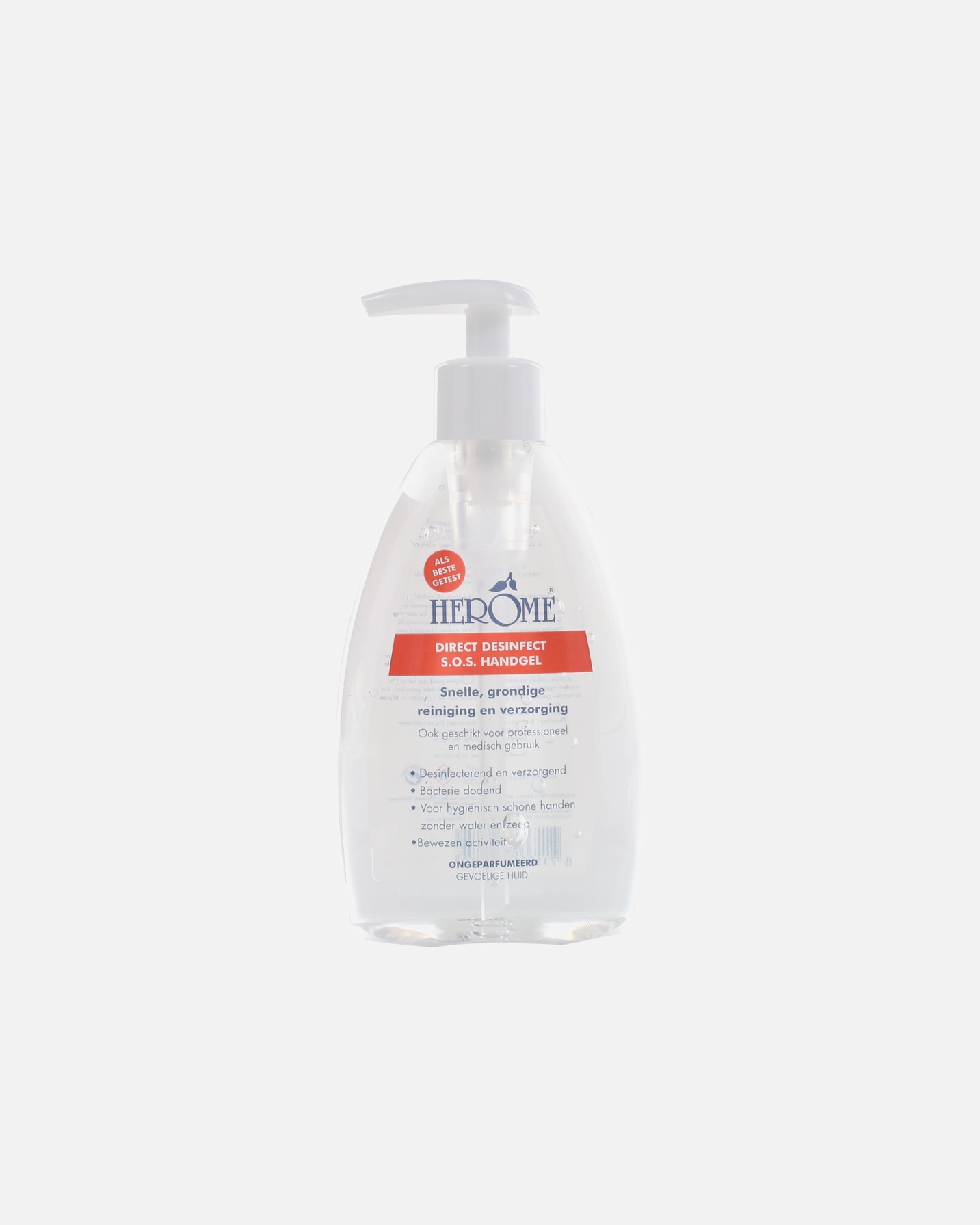 Gel nettoyant pour les mains Herome Cosmetics, soin des mains, désinfectant, peaux sensibles (sans parfum) – 200 ml