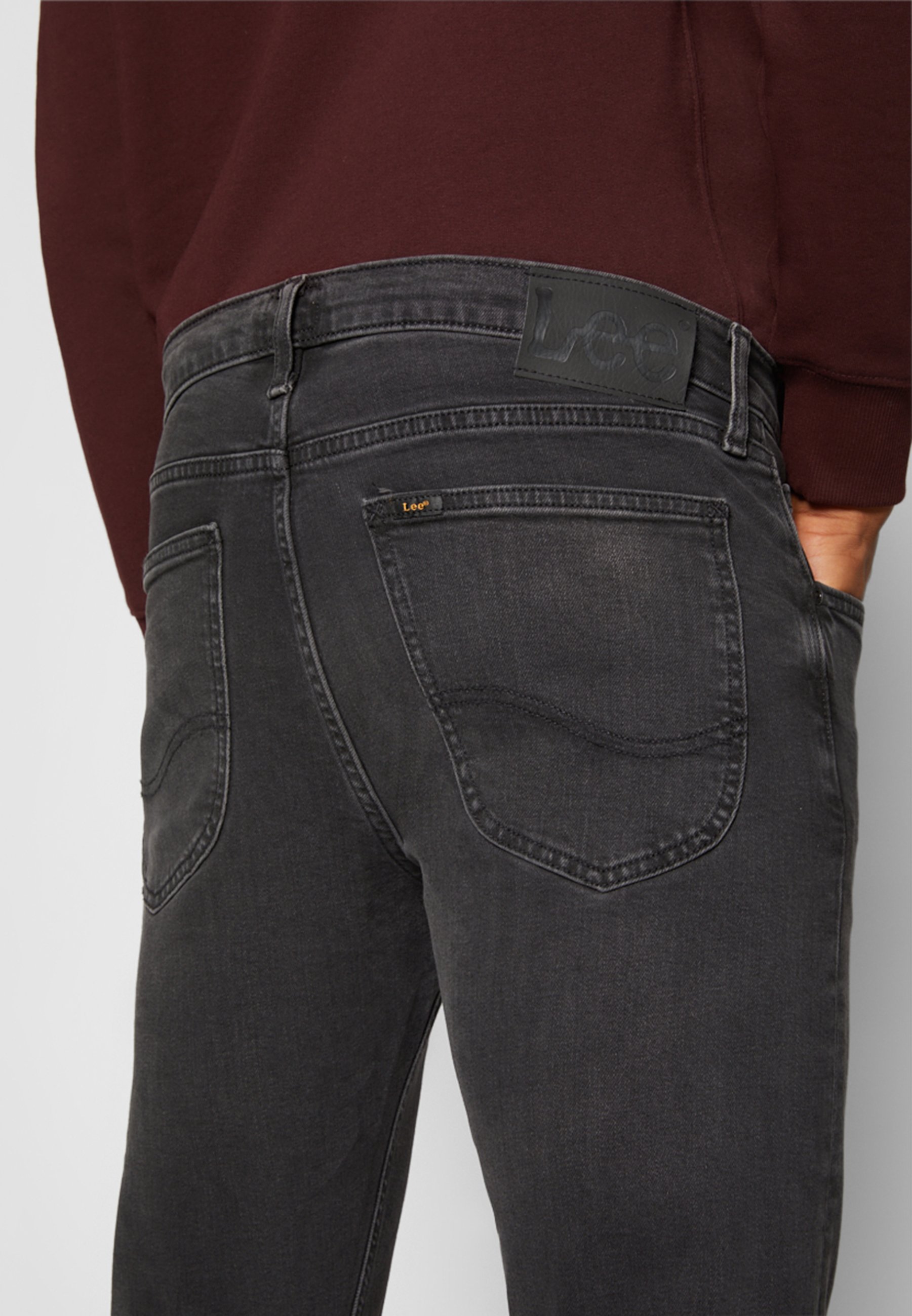 Lee LUKE - Jeans slim fit - rocker in asfalto
