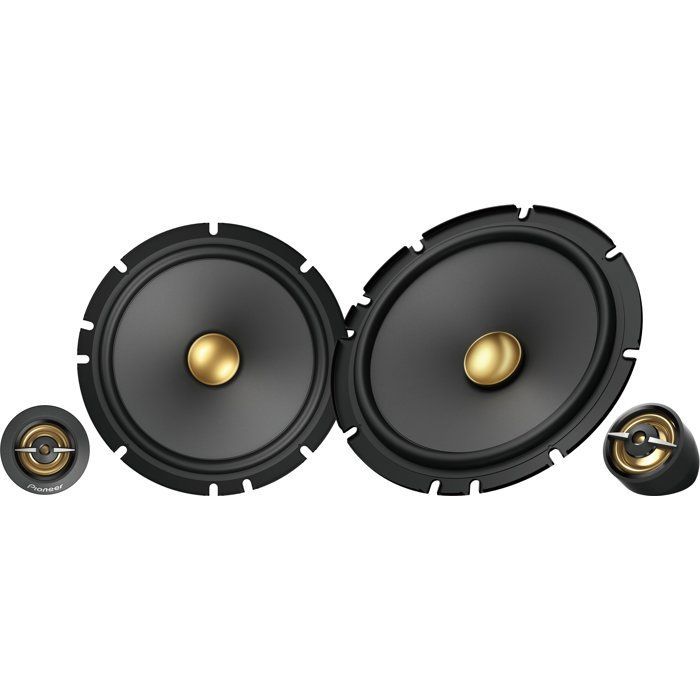 Altavoces coaxiales de 2 vías para coche Pioneer TS-A1601C - 16,5 cm - Soporte de montaje - 350 W máx.