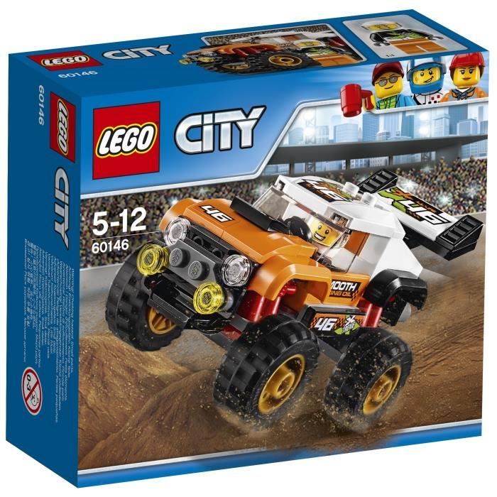 LEGO® City - Le 4x4 de Compétition - Modèle 60146 - Orange - 91 pièces