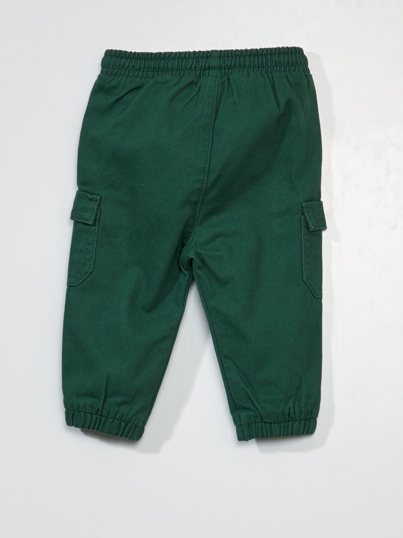 Effen joggingbroek - Groen