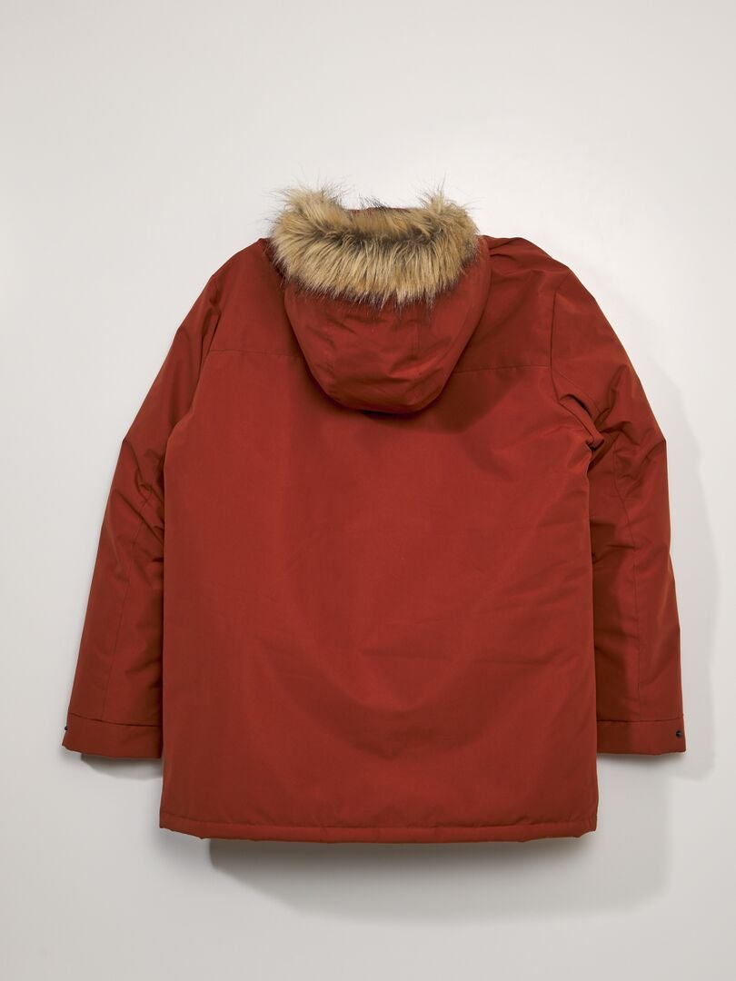 Parka 'Produkt' com capuz - Laranja