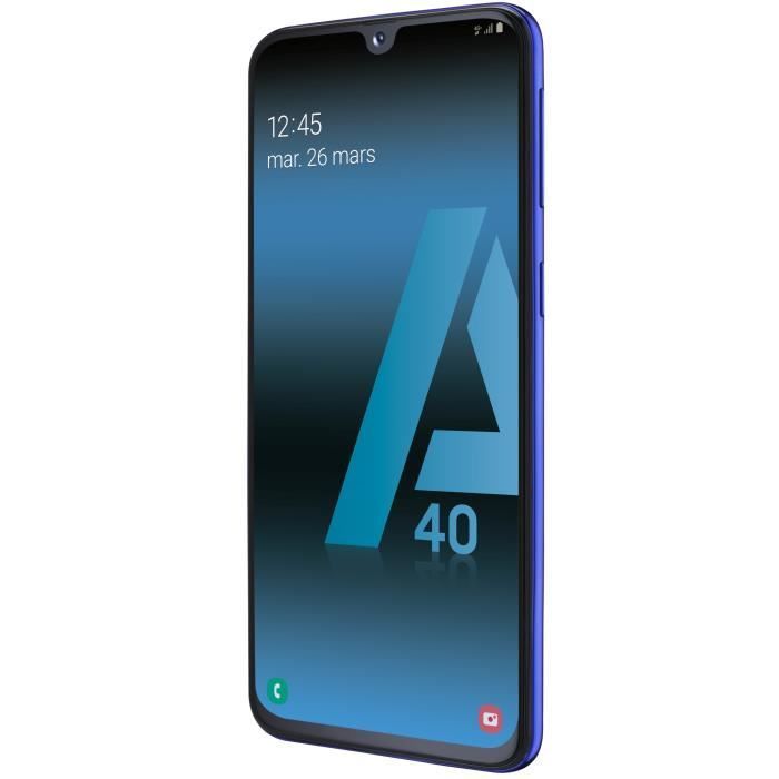 SAMSUNG Galaxy A40 - Doble SIM, 64 GB, Azul