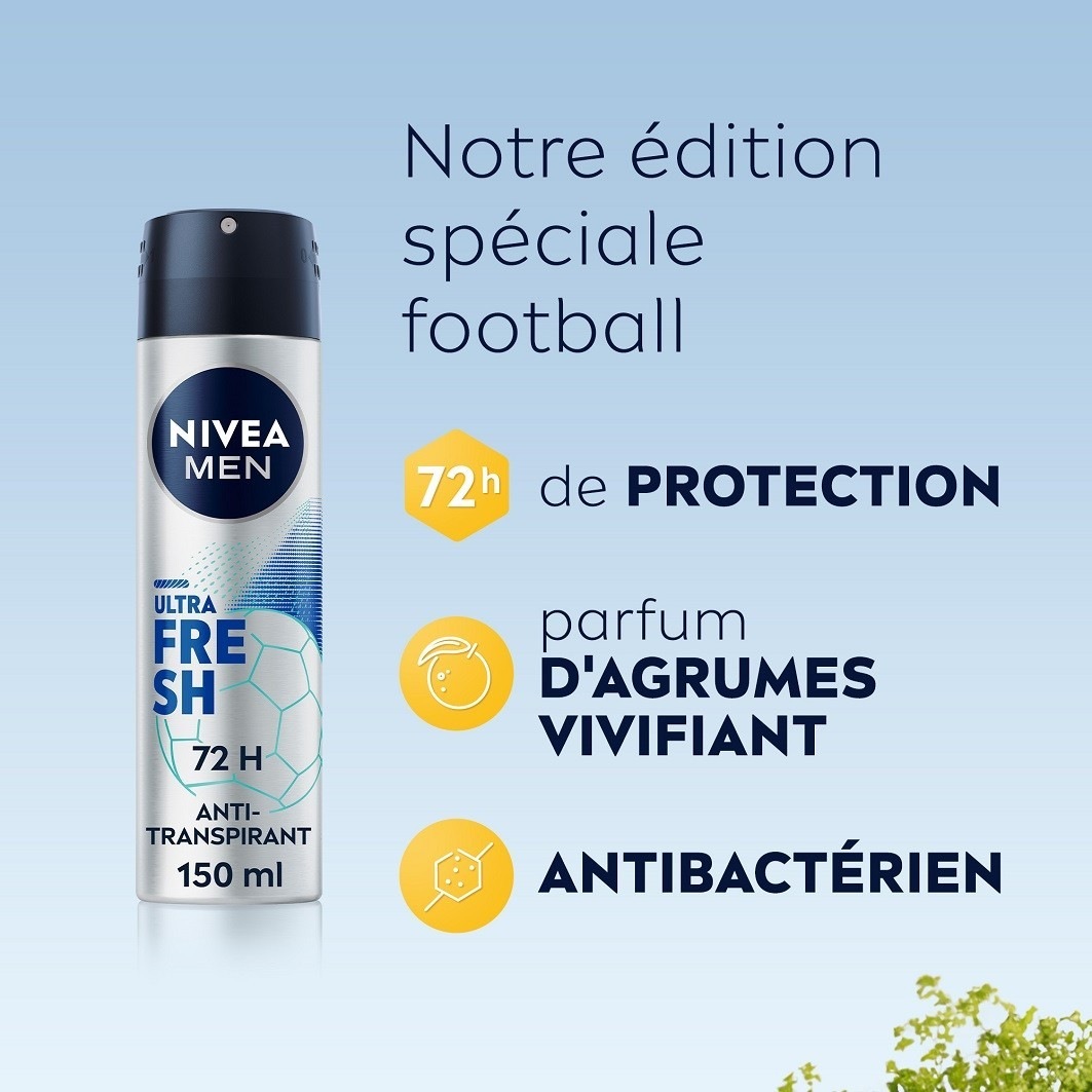 NIVEA Déodorant homme spray 72H Agrumes