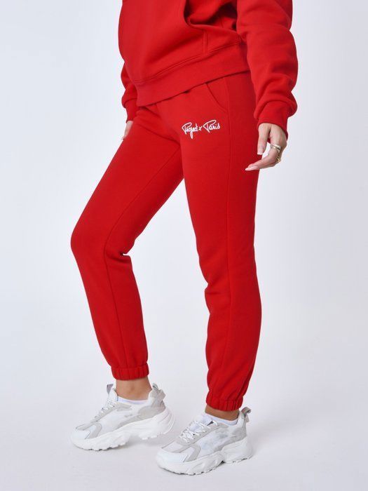 Jogging femme - Project X Paris - Essentials - Rouge - Manches longues - Multisport