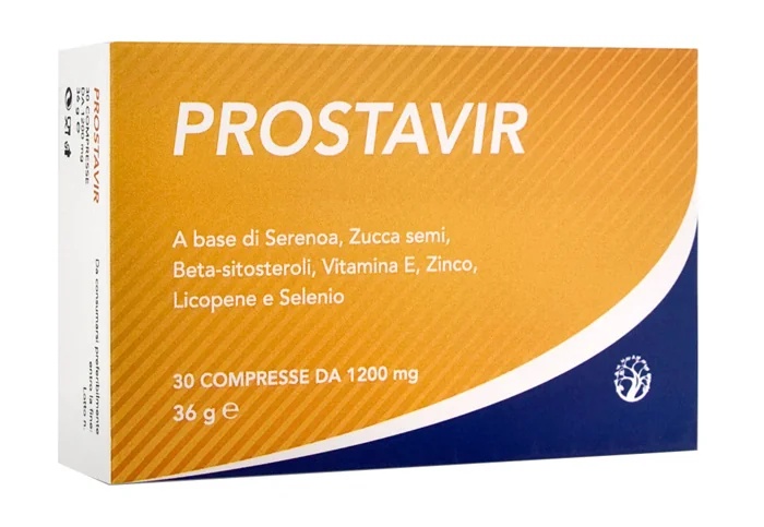 ABROS Prostavir 30 comprimidos, suplemento alimentar para a próstata