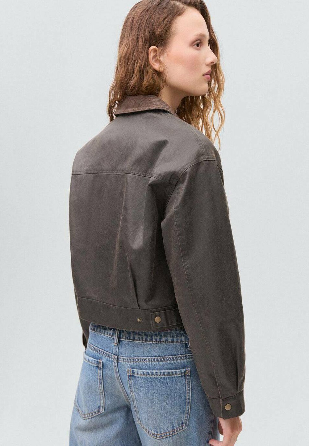 Mango Kids TEEN - Kunstleren jas - bruin