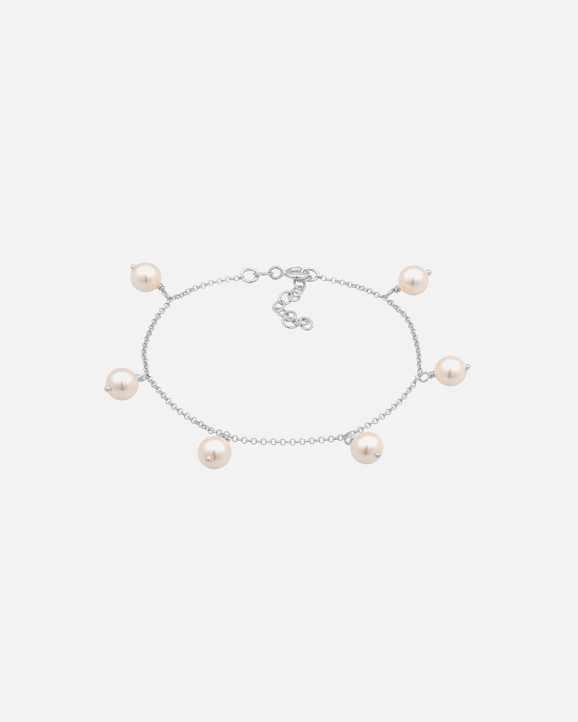 Nenalina Femmes Elégant Simple avec perles synthétiques en argent sterling 925