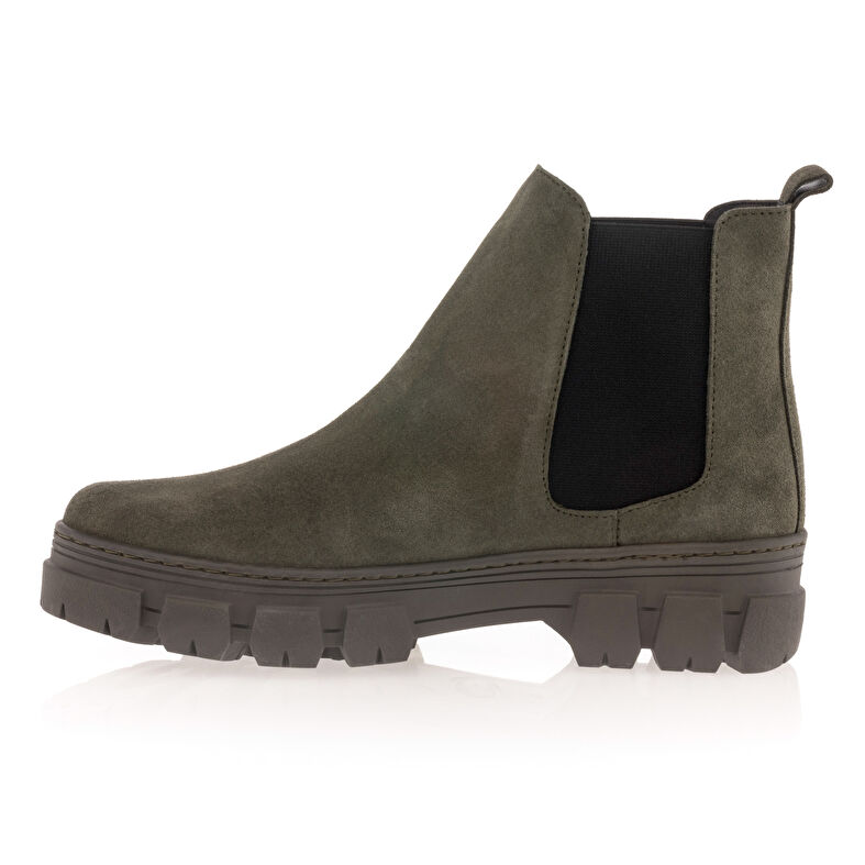 Groene dameslaarzen / enkellaarzen