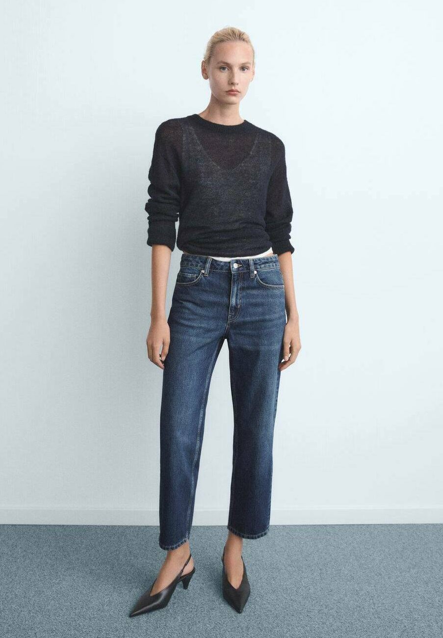 Jean droit Mango - bleu foncé