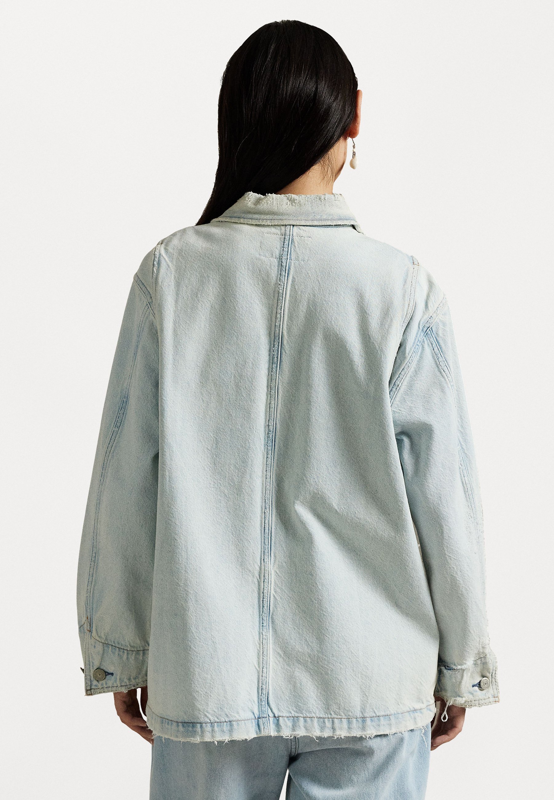 Polo Ralph Lauren RIGID DENIM UNLINED FIELD JACKET - Teksariie - motta wash
