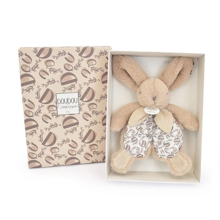 Doudou et Compagnie - Plush Rabbit - Small - Sand Beige
