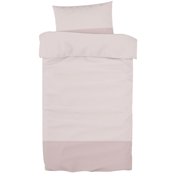 Percale beddengoed, roze