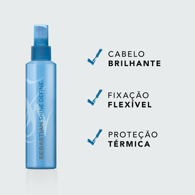 Spray fixant brillance Sebastian Professionals, tenue légère, souple et brillante, 200 ml