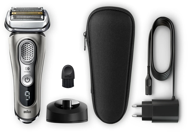 Braun Series 9 9325s Graphite s polnilnim stojalom, golarka foliowa
