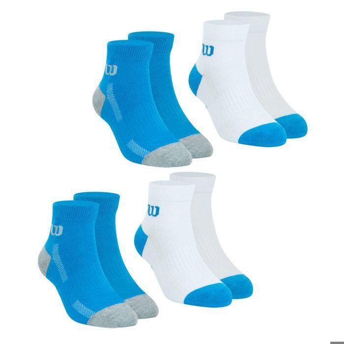 Paquete de 4 pares de calcetines hasta la pantorrilla para niño Wilson Essential
