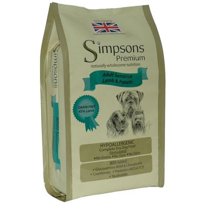 Simpsons Premium Sensitive Adult Dog - Agnello e Patata