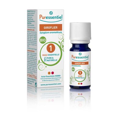 Puressentiel Luomu neilikka eteerinen öljy 5ml