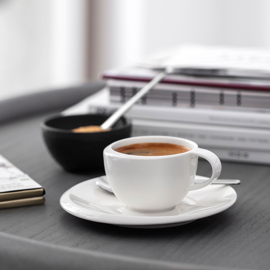 Villeroy & Boch espreso krūze ar apakštasīti, 6 daļas; NewMoon – 1 daļa