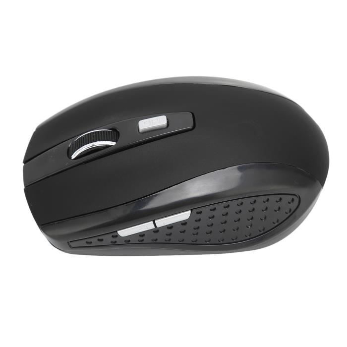 Mouse wireless per computer - SURENHAP - Modello nero - 2,4 GHz - 6 pulsanti - DPI regolabile