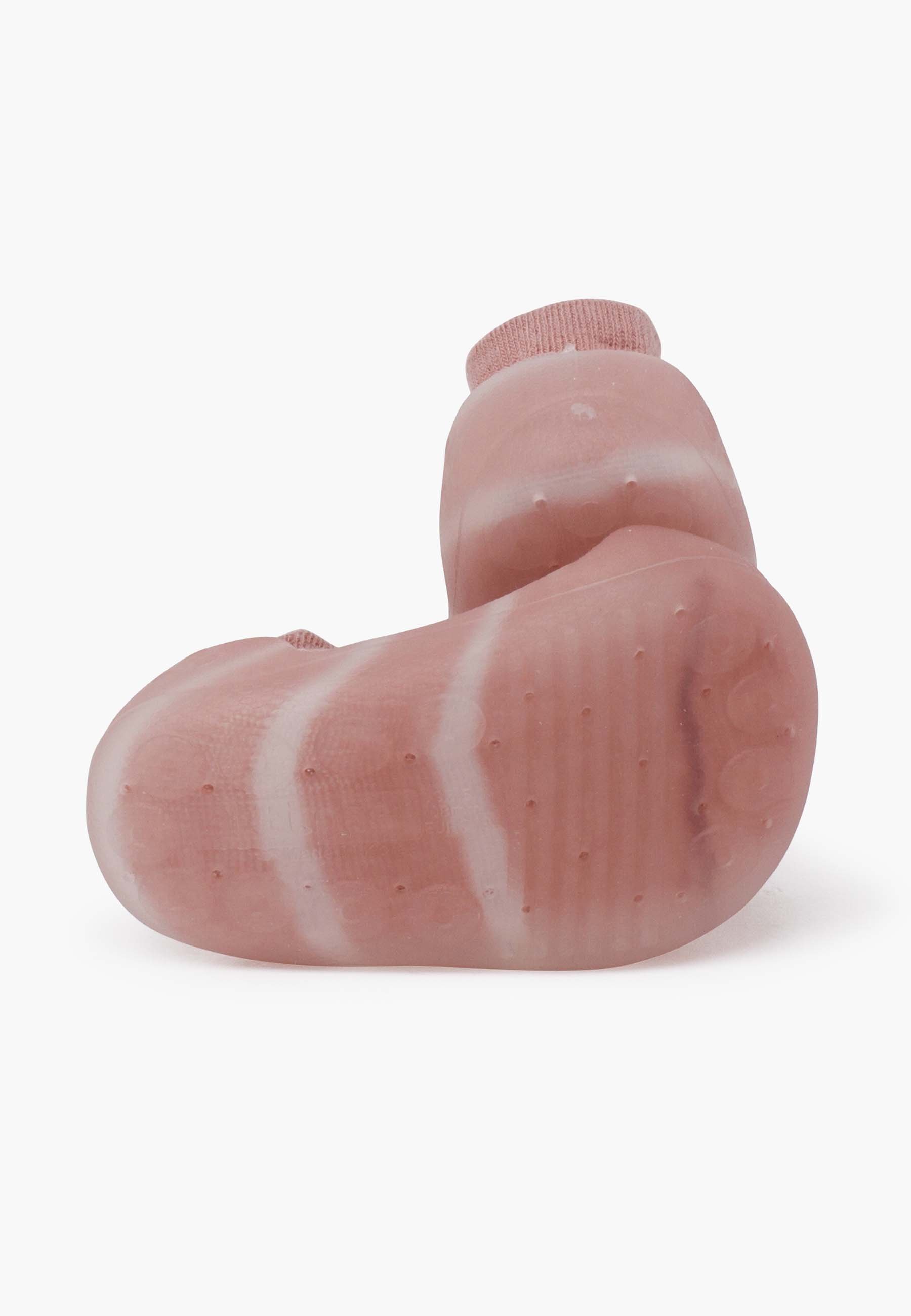 Attipas BEAR - Pantofle - rosa rayas
