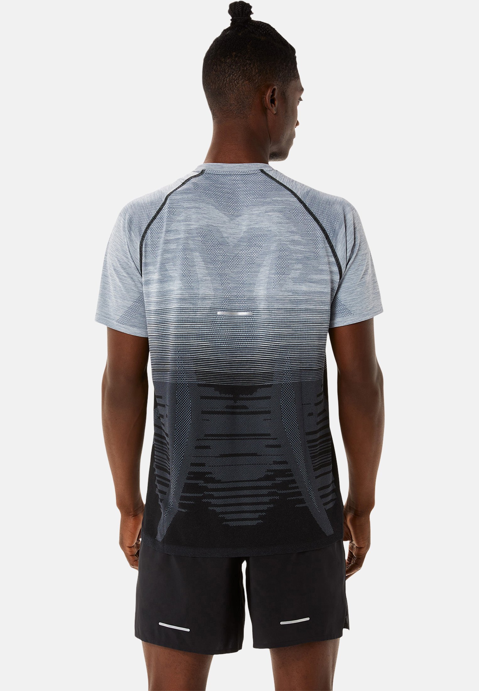 ASICS SEAMLESS SS - Sport T-shirt - Performance Black Carrier Grey