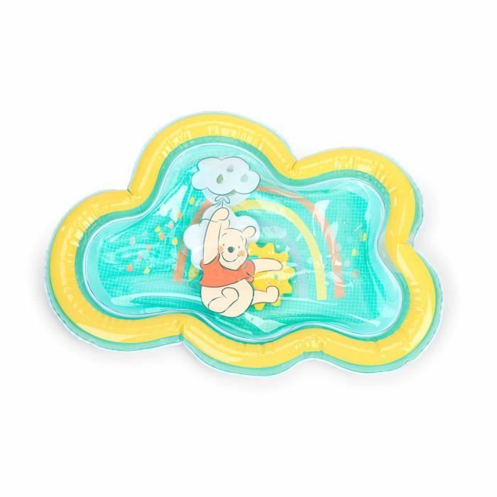 DISNEY BABY -WINNIE- Tapis d'eau pour bébé, jeu sensoriel et d'éveil​, gonflable, facile à nettoyer, pliable, dès la naissance