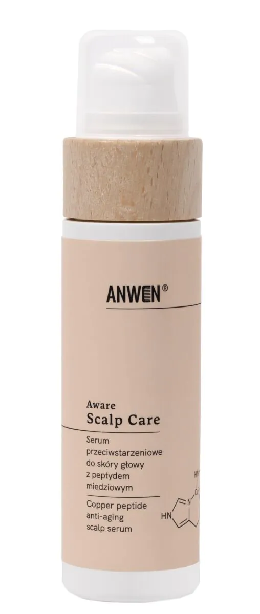Anwen Aware Scalp Care Serum przeciwstarzeniowe do skóry głowy z peptydem miedziowym