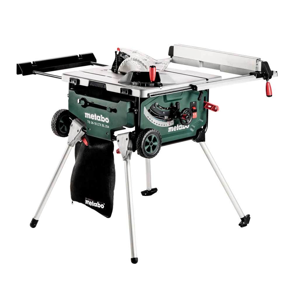 Conjunto de mesa de serra sem escova METABO18V 2 x 5,5 Ah 254 mm AU61302500