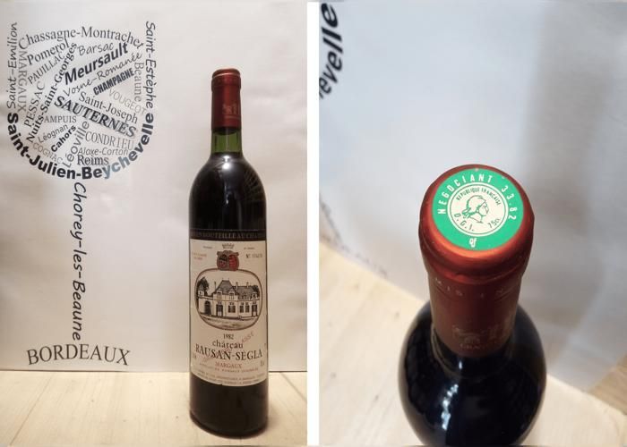 Château Rauzan Ségla 1982 - Margaux - 2ème Grand Cru Classé - 1 x 75 cl - Vin Rouge
