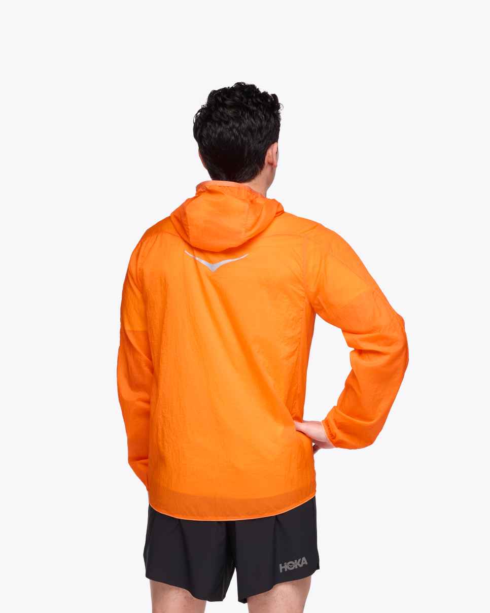 HOKA Skyflow Viz Jacke Electric Tangerine