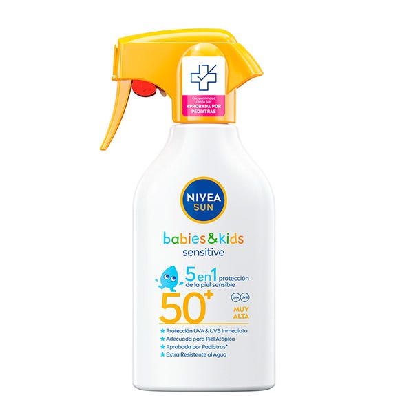 Gyermekeknek Érzékeny Arcvédő és Játszótej SPF 50 | 270ML