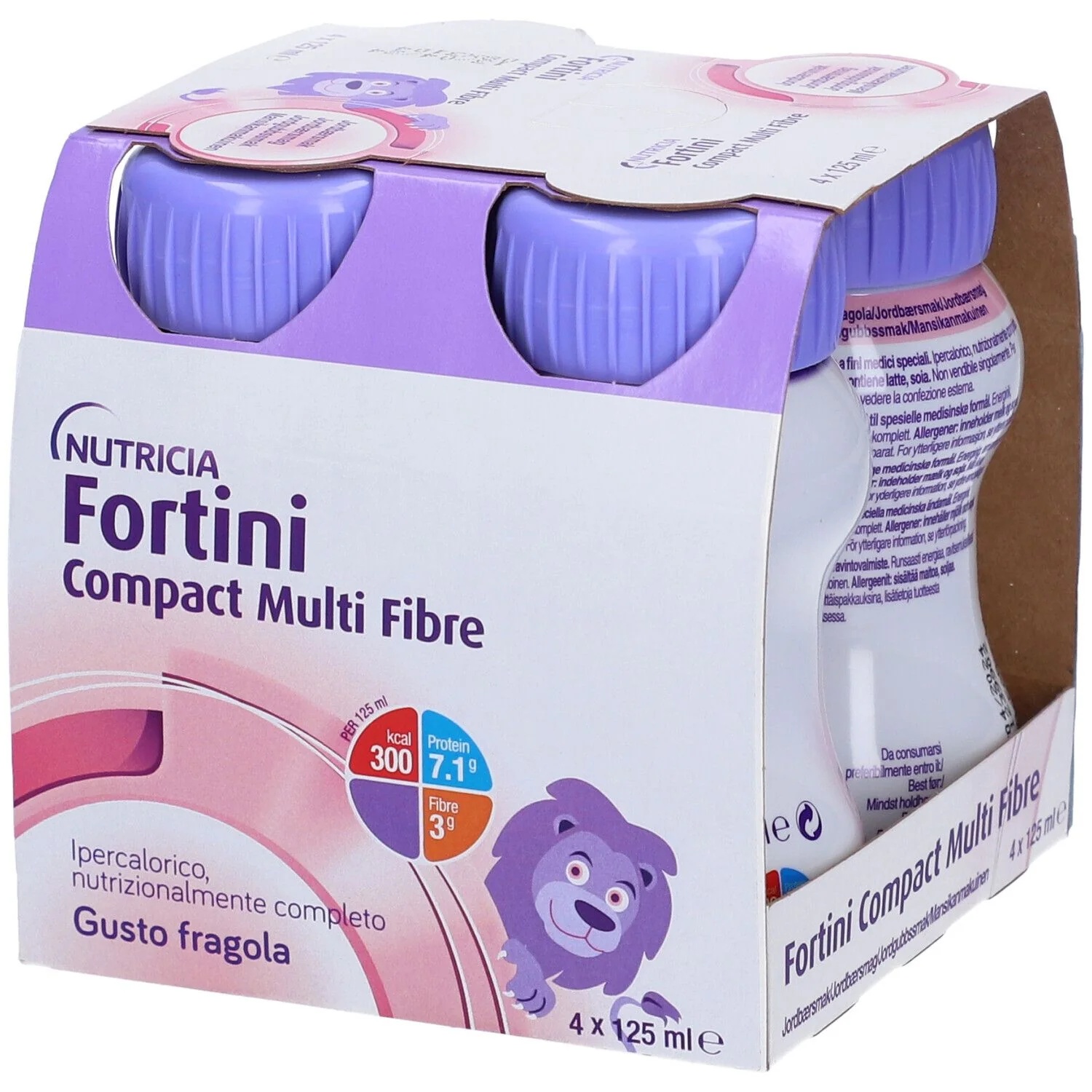 NUTRICIA Fortini Compact Mf Erdbeere 4 125ml