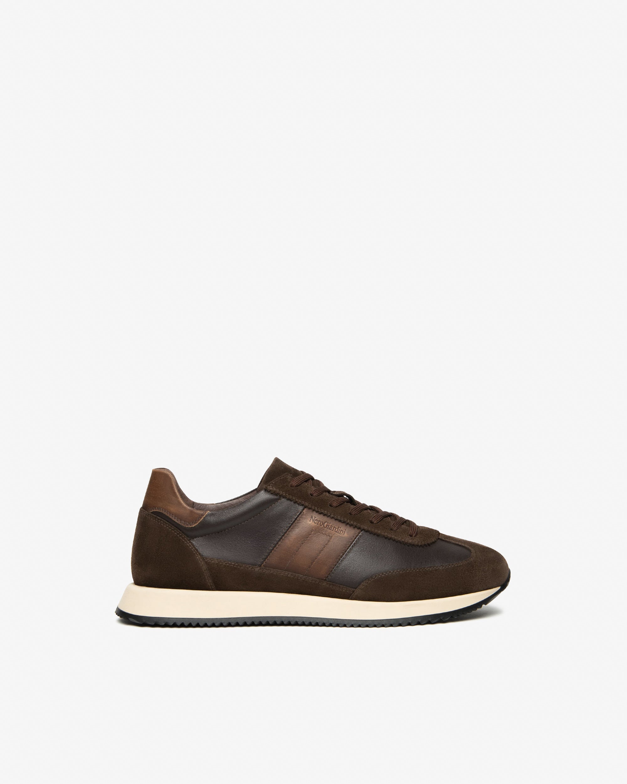 Herren-Sneaker aus Leder und Wildleder