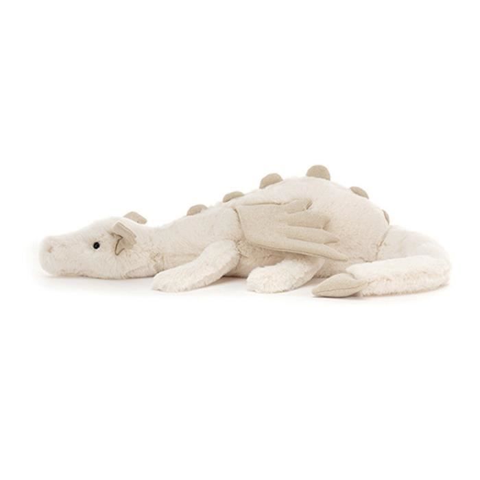 Jouet en peluche - Dragon volant - 50 cm - Doux - Beige - Mixte