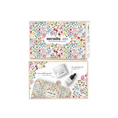 „Sensilis Kit Peptide [AR]“ kremo ir serumo dovanų rinkinys Stangrinantis raminamasis veido kremas 50 ml 50 ml