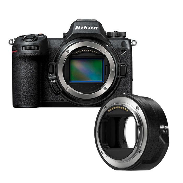 Kun Nikon Z6 III hybridkamerahus + FT II-adapter