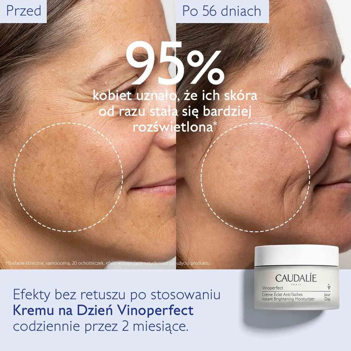 Caudalie Vinoperfect Krem rozjaśniający przebarwienia