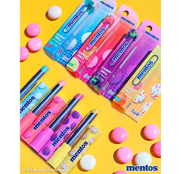 Mentos Candy Roll ajakbalzsam